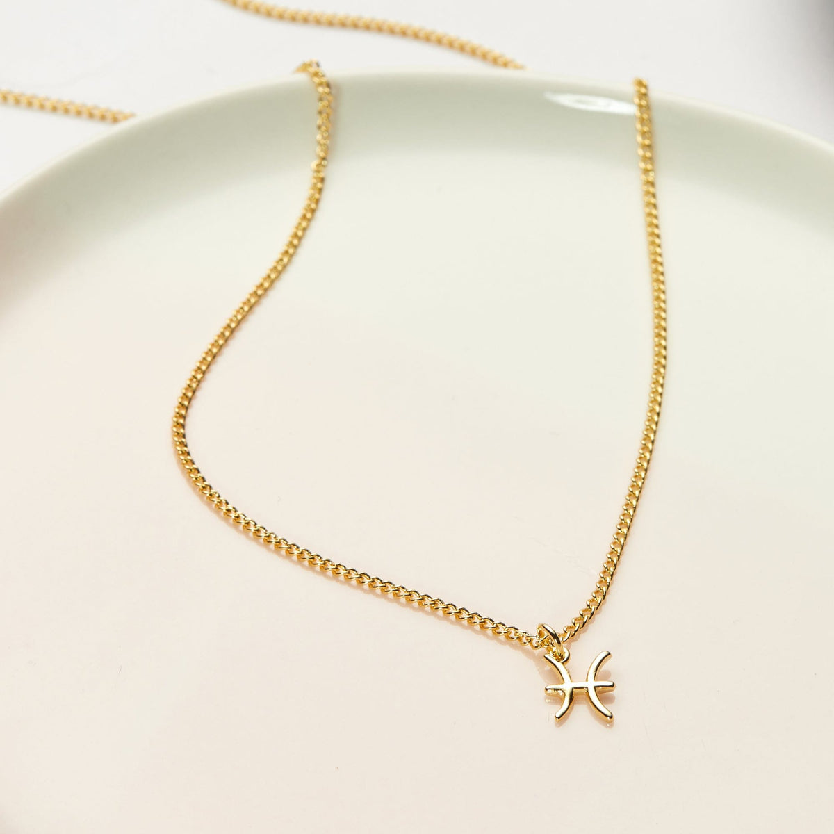 Starry Night Pisces Zodiac Necklace